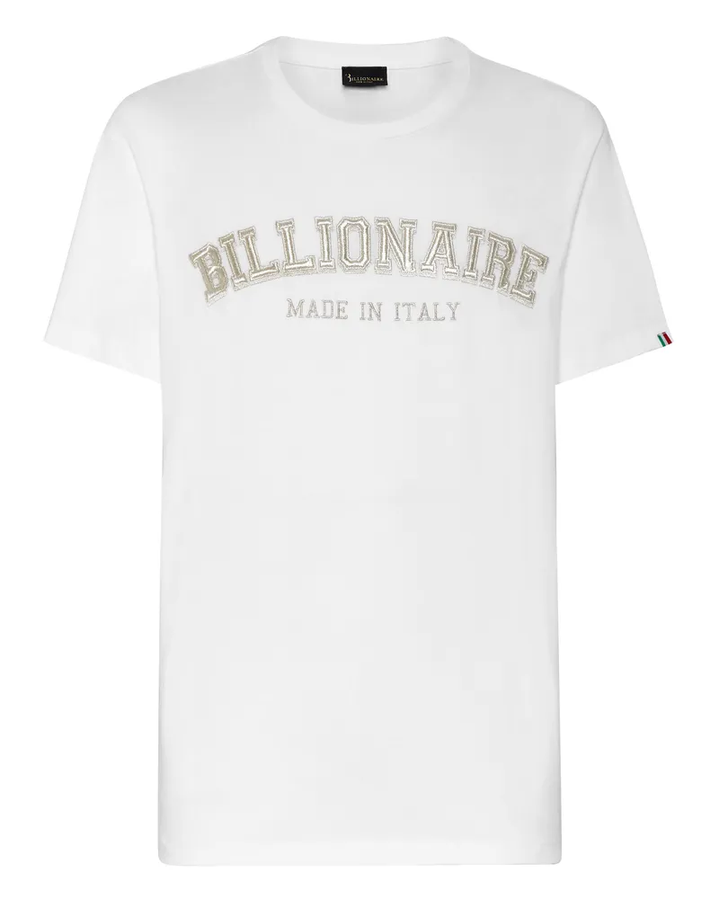 Billionaire T‑Shirt mit Rundhals - Weiß Weiß