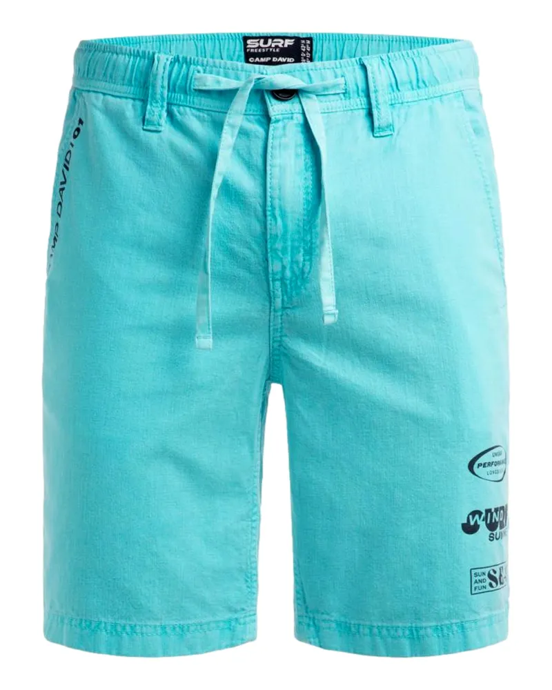 CAMP DAVID Bermudashorts Hellblau