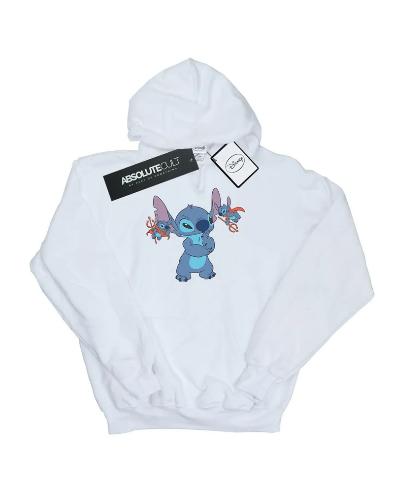 Disney Lilo And Stitch Little Devils" Kapuzenpullover für Herren (Weiß Weiß
