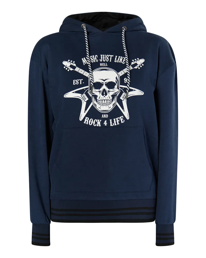 My Mo Kapuzenpullover Damen Marine Marineblau