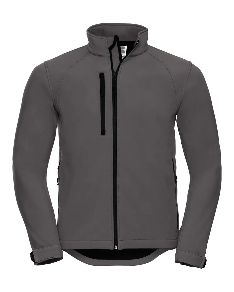 Russell Athletic Russell - Softshelljacke für Herren (Titanium-Grau unifarben Hellgrau