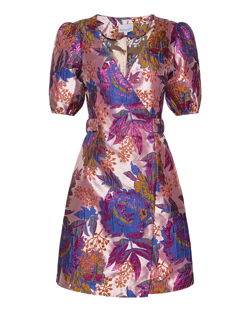 NOELLA Neva Gürtelkleid in Flieder Lila