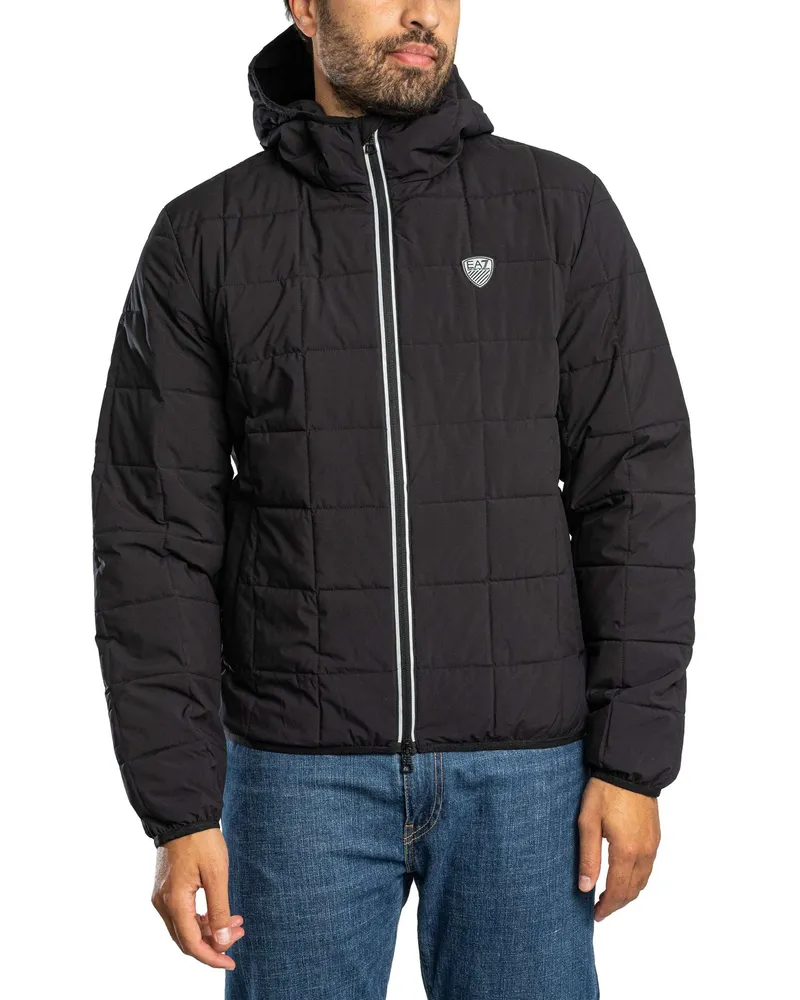 EA7 Train Premium Jacke, Schwarz Schwarz