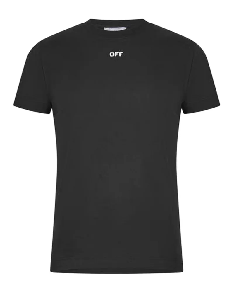 OFF-WHITE Off White - "Off" T-Shirt für Herren, kurzärmlig (Schwarz Schwarz
