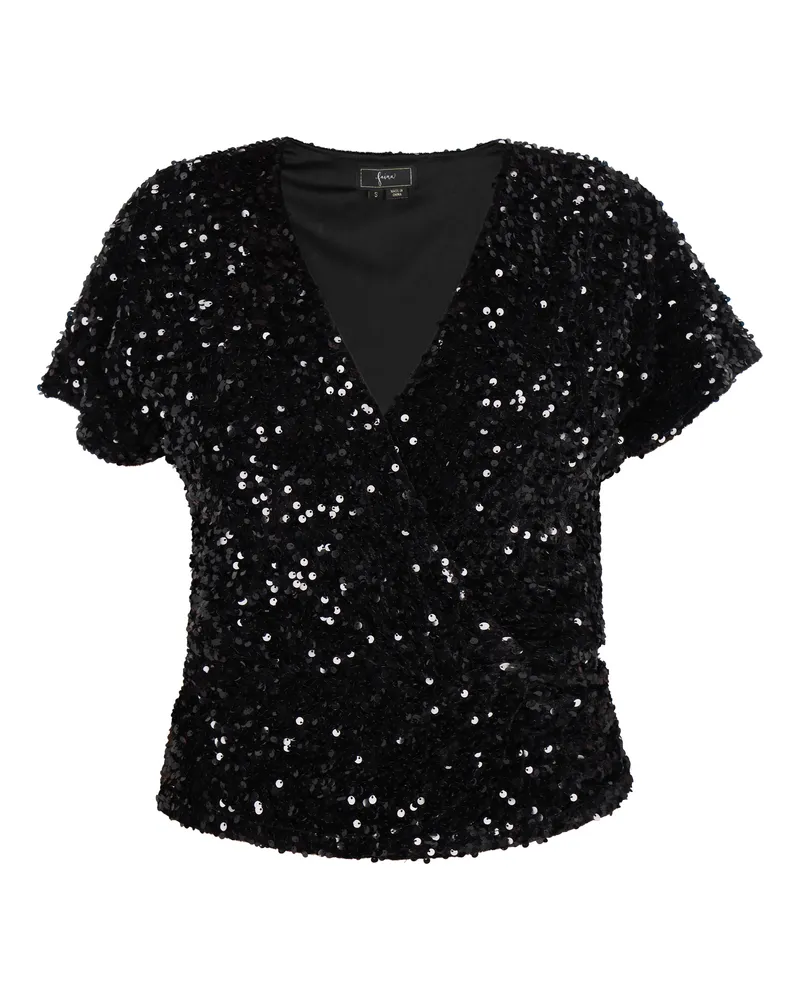 FAINA Bluse für Damen - Schwarz Schwarz