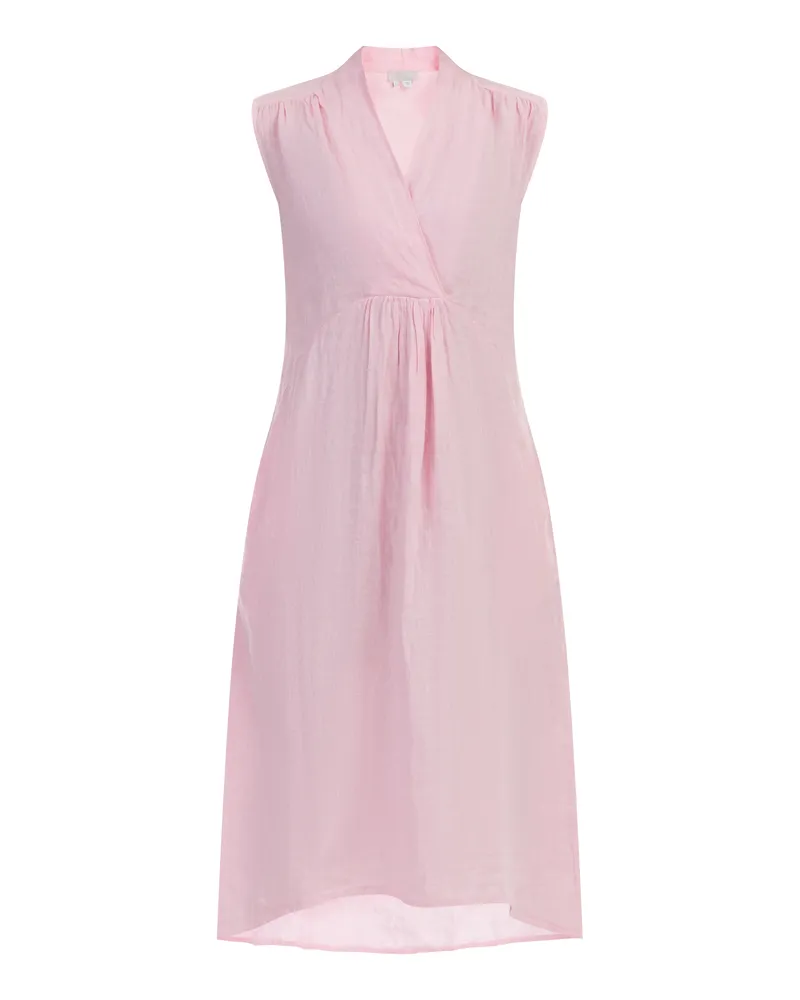 RISA Midikleid aus Leinen - Rosé Rosé