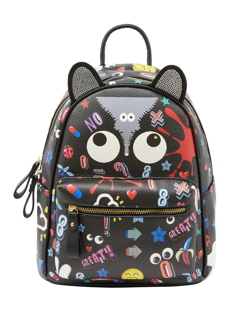 My Mo RUCKSACK RUCKSACK Frauen Schwarz Schwarz