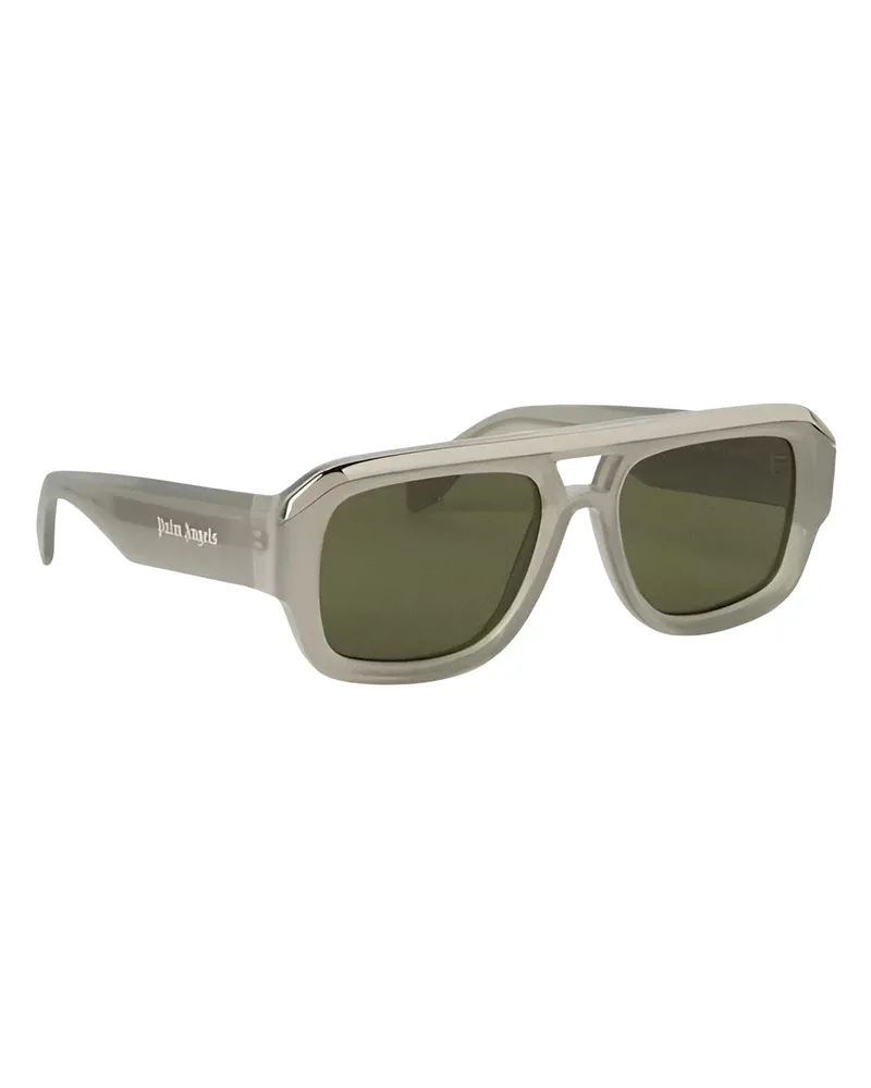 Palm Angels Stockton" Rechteck-Sonnenbrille für Herren, Kunststoff, Azetat (Grau Grau