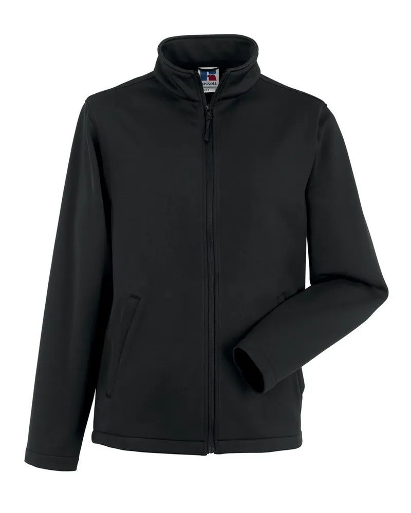 Russell Athletic Russell - "Smart" Softshelljacke für Herren (Schwarz Schwarz