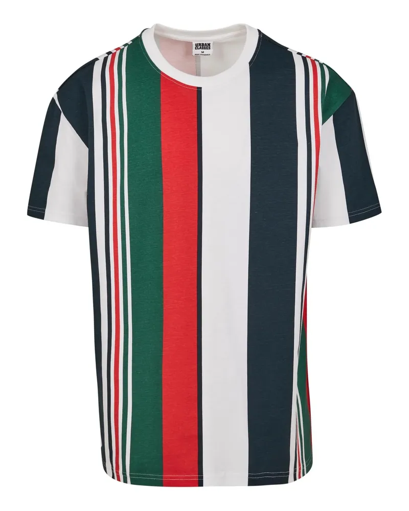 Urban Classics T-Shirt für Herren (Weiß/Marineblau Weiß