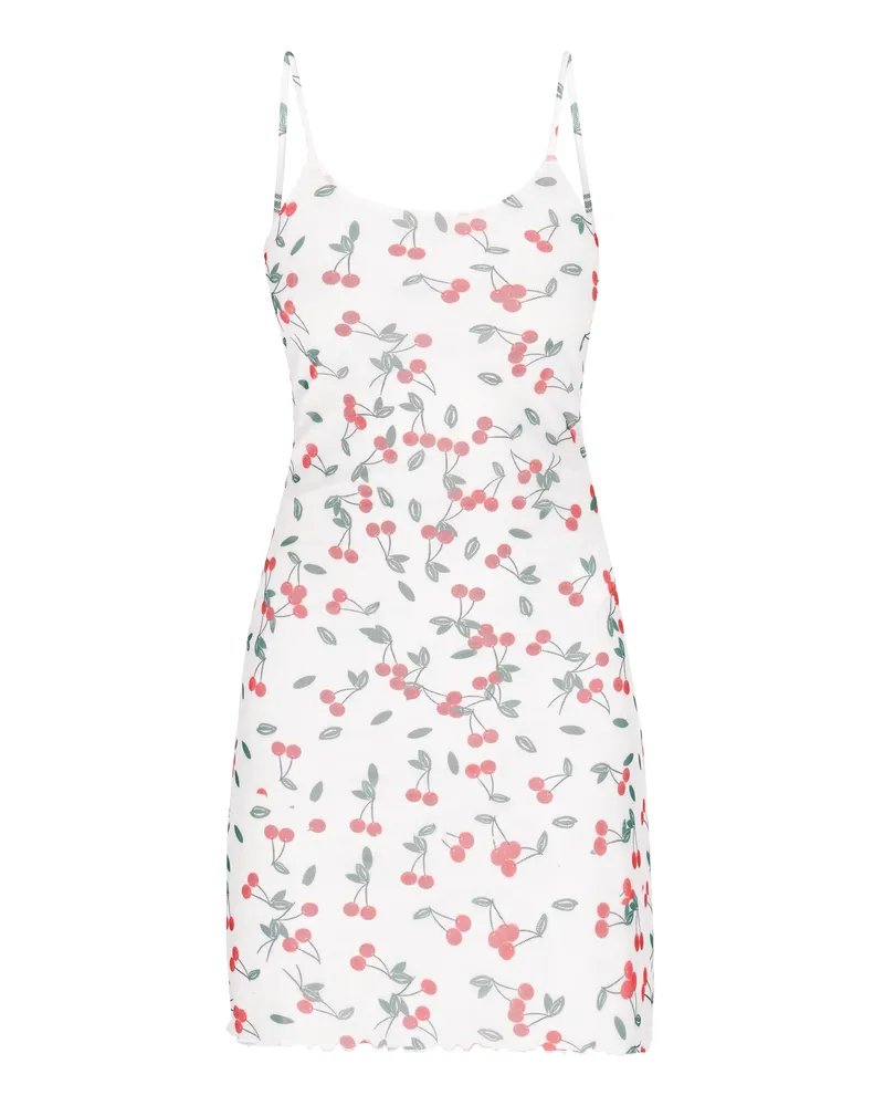 My Mo Kleid Frauen weiß mehrfarbig Weiß