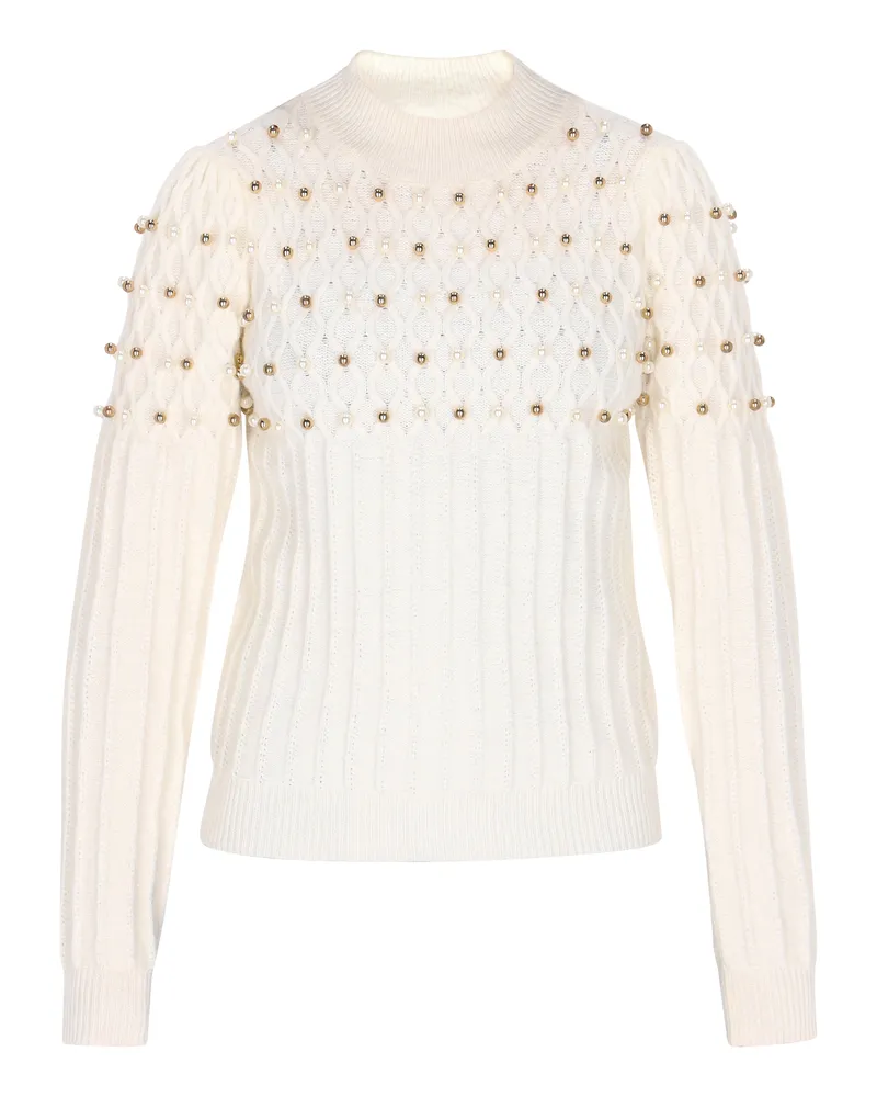 FAINA Pullover für Damen - Wollweiß Wollweiß