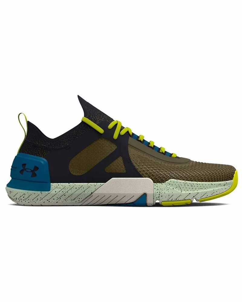 Under Armour Tribase Reign 4 Pro Green Mens Running Trainer Grün