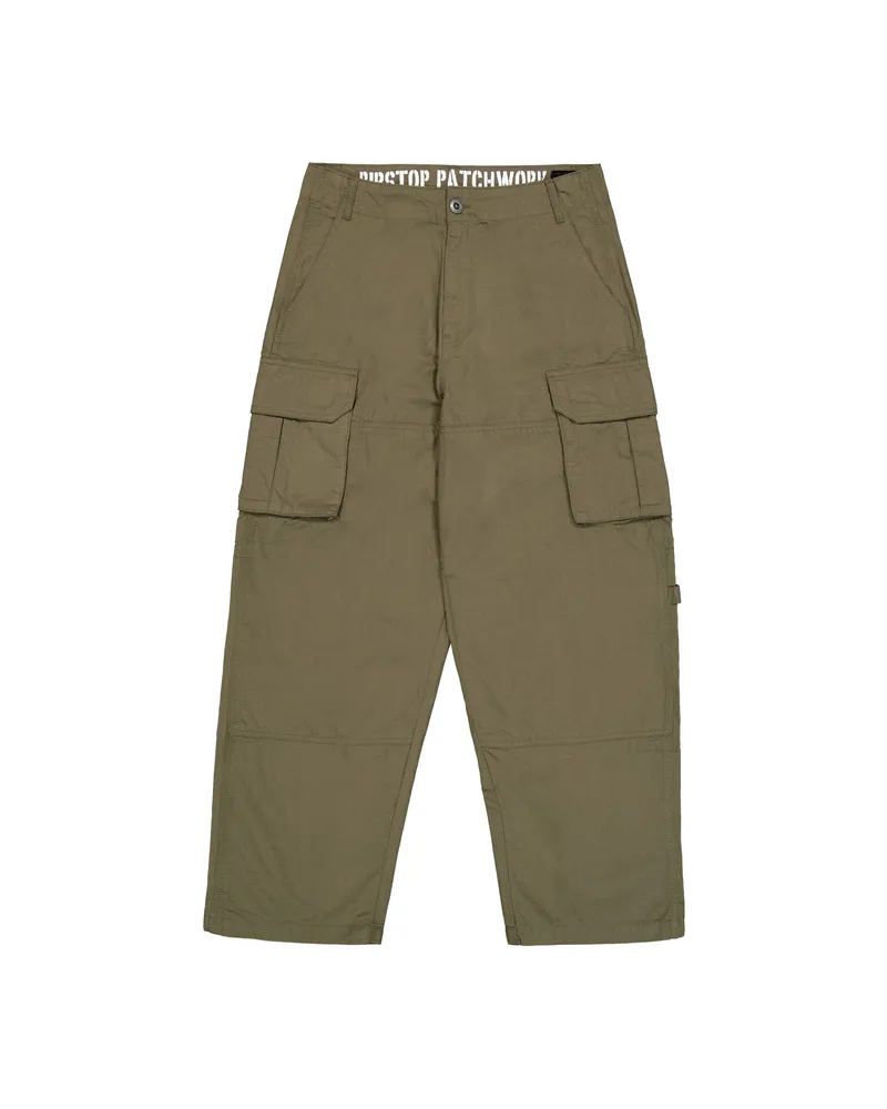 Alpha Industries Ripstop Patchwork Hose Oliv