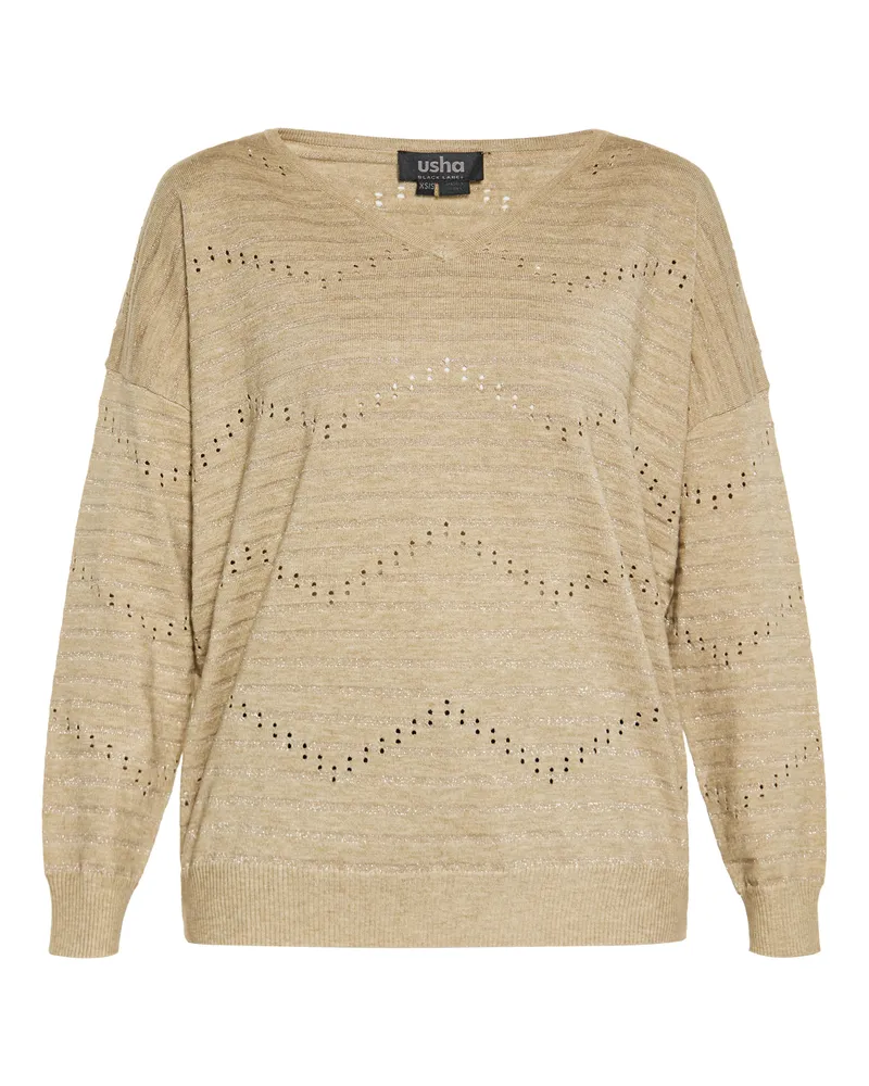 Usha Zur Seite fahren Damen steinbeige Beige