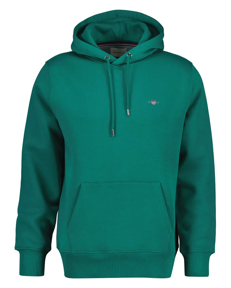 Gant Regular Shield Hoodie Sweatshirt Grün
