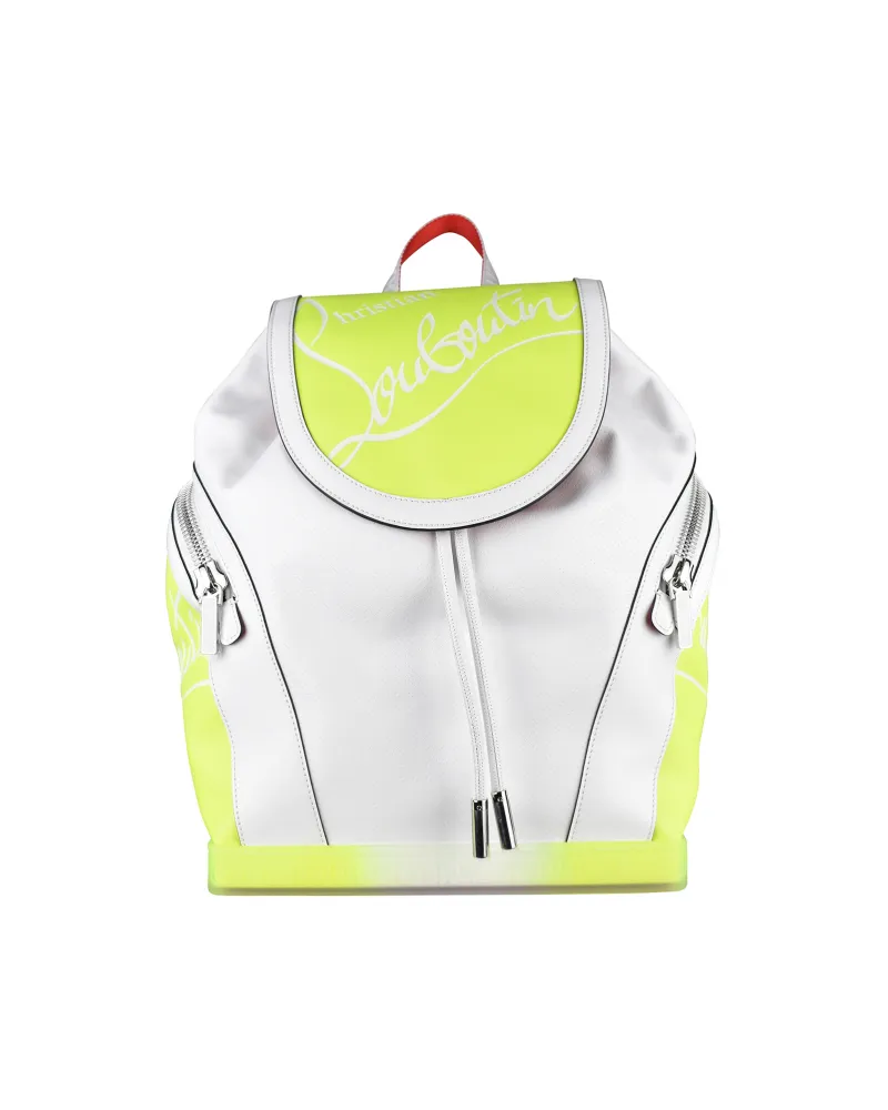 Christian Louboutin Explorafunk Rucksack Weiß Weiß