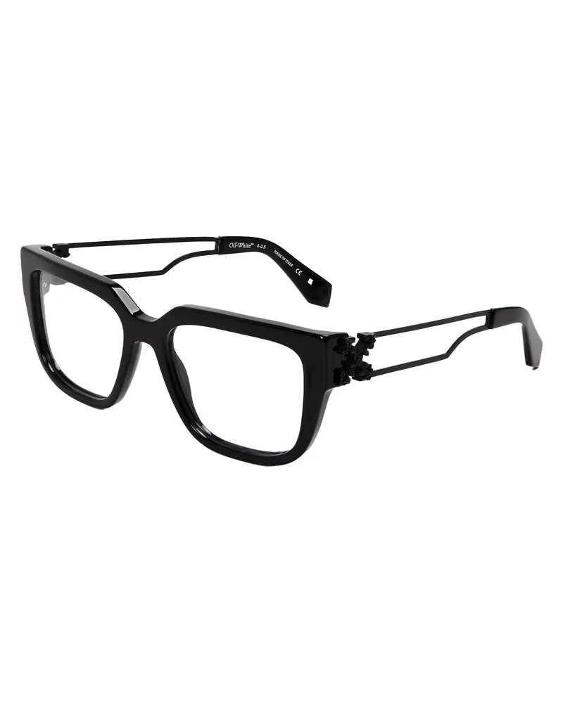 OFF-WHITE Off White - "Style 8w" Sonnenbrille für Damen (Schwarz Schwarz