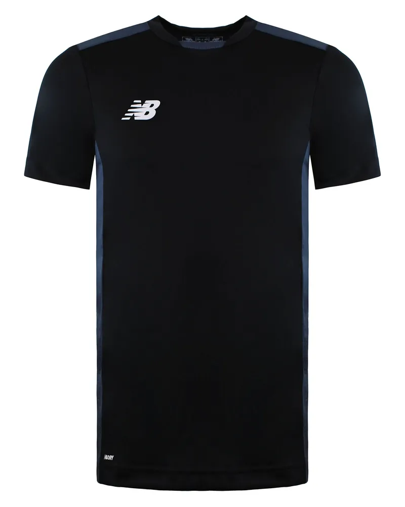 New Balance Essential Herren-Lauf-T-Shirt in Schwarz Schwarz