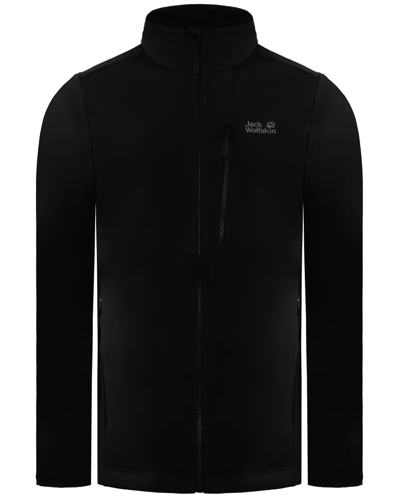 Jack Wolfskin Whirlwind Herren Schwarz Softshelljacke Schwarz