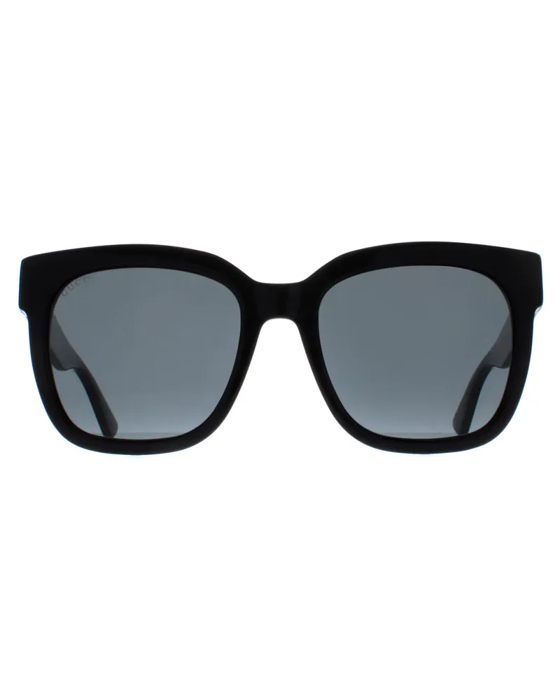 Gucci Square Damen Schwarz Grau GG0034SN Schwarz