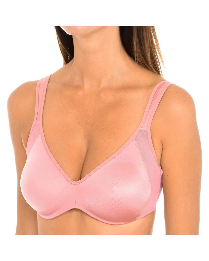 DIM Großzügiger Bügel-BH 03792 für Damen mit Lycra-Cups Rosa