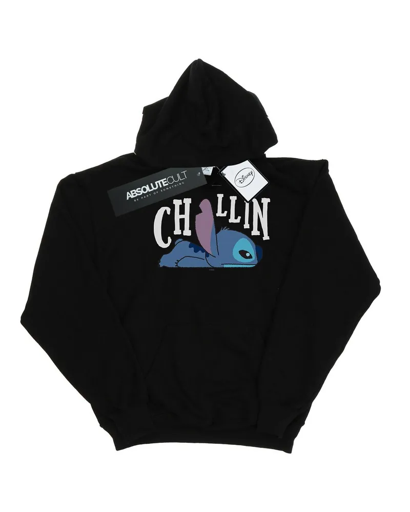 Disney Chillin" Kapuzenpullover für Herren (Schwarz Schwarz