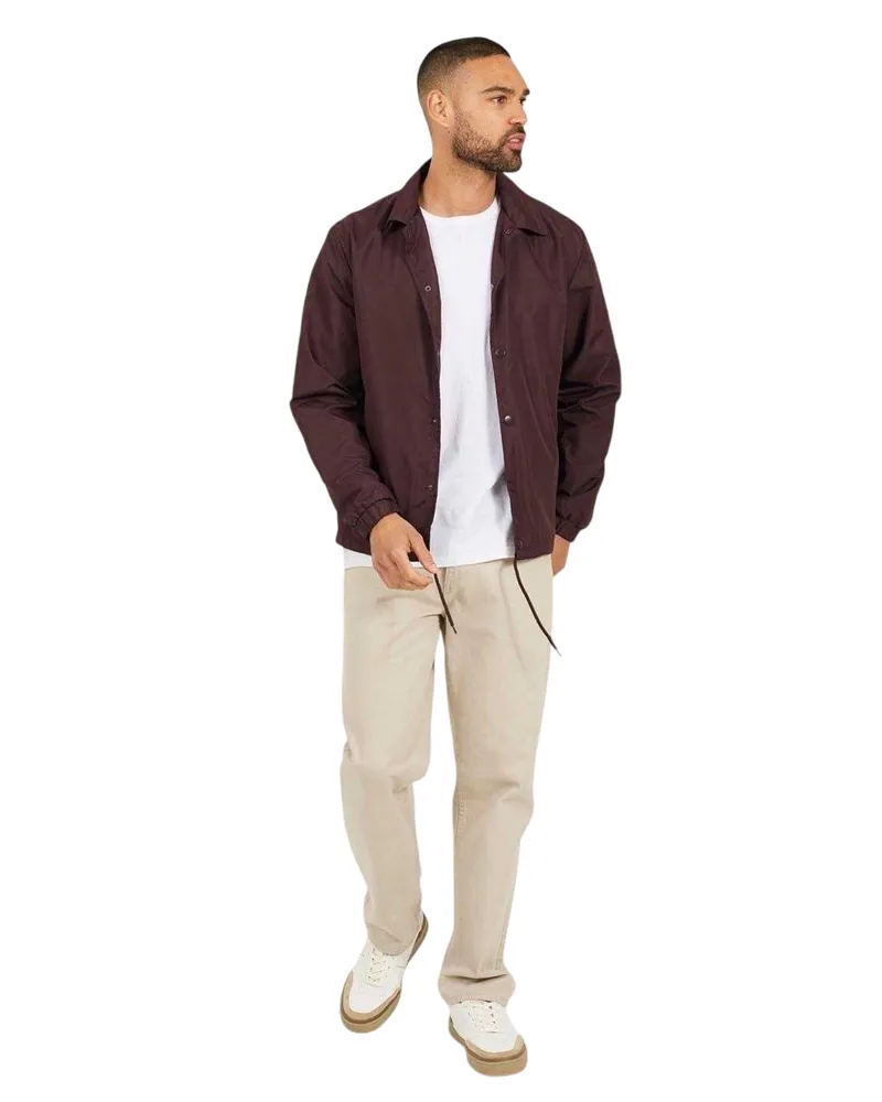Brave Soul Trainerjacke für Herren, Leicht (Burgunderrot Bordeaux