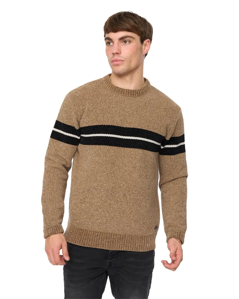 CrossHatch Roundall" Pullover für Herren, Jerseyware, Chenille (Blaugrün Taupe