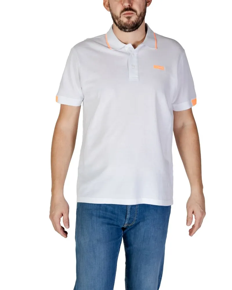 RefrigiWear Polohemd mit kurzen Ärmeln - Weiß Weiß
