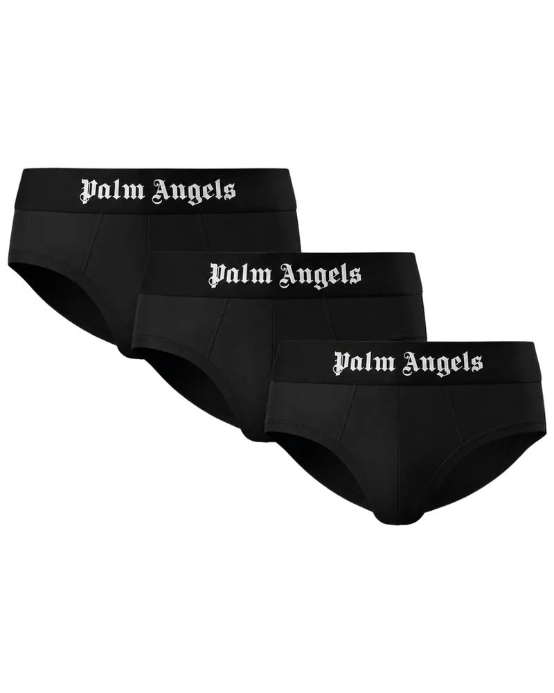 Palm Angels Herren-Slips in Schwarz (Mehrfachpack Schwarz