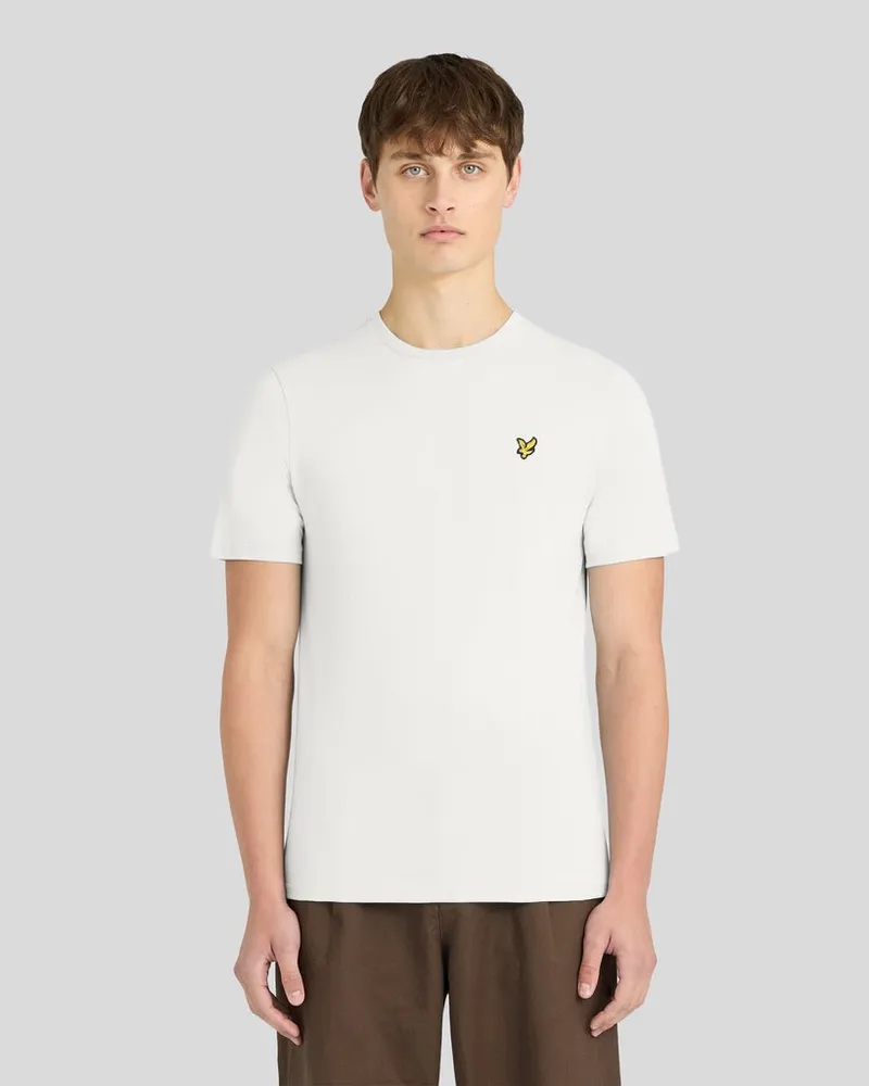 Lyle & Scott Basic-T-Shirt Weiß