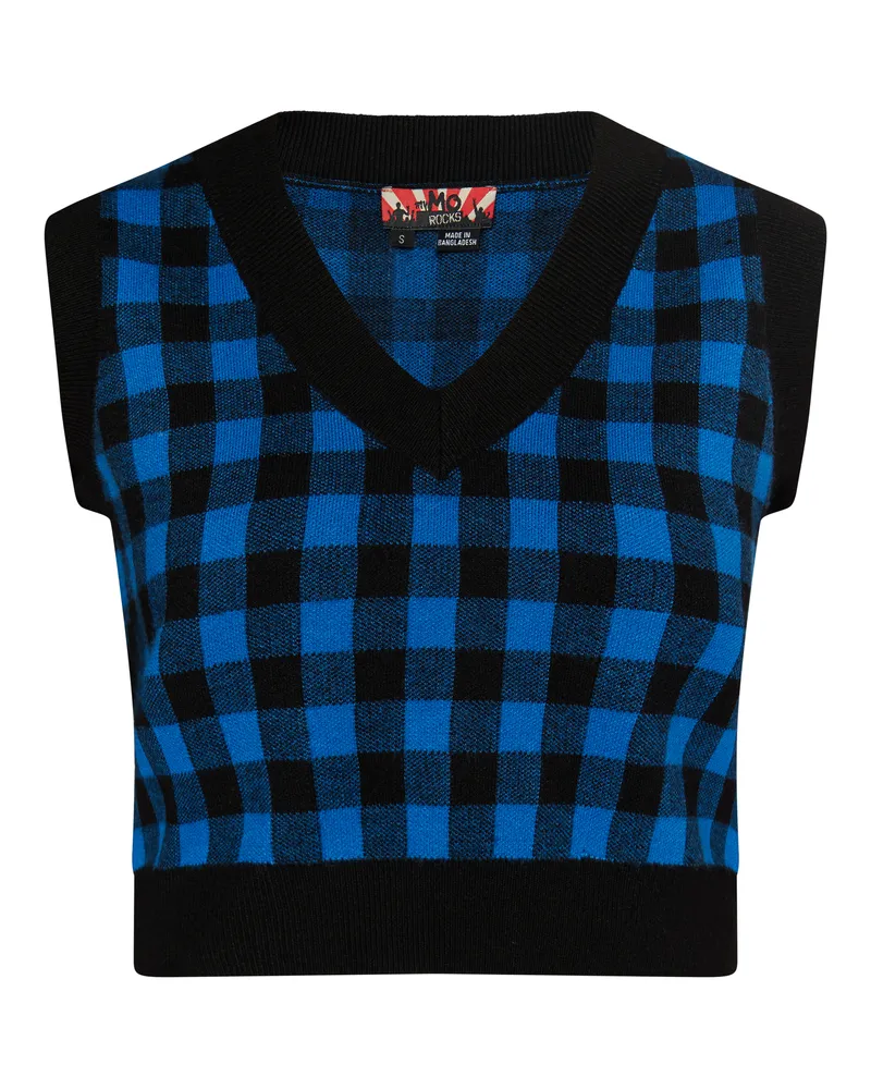 My Mo strickpullunder Damen Schwarz-Blau Schwarz