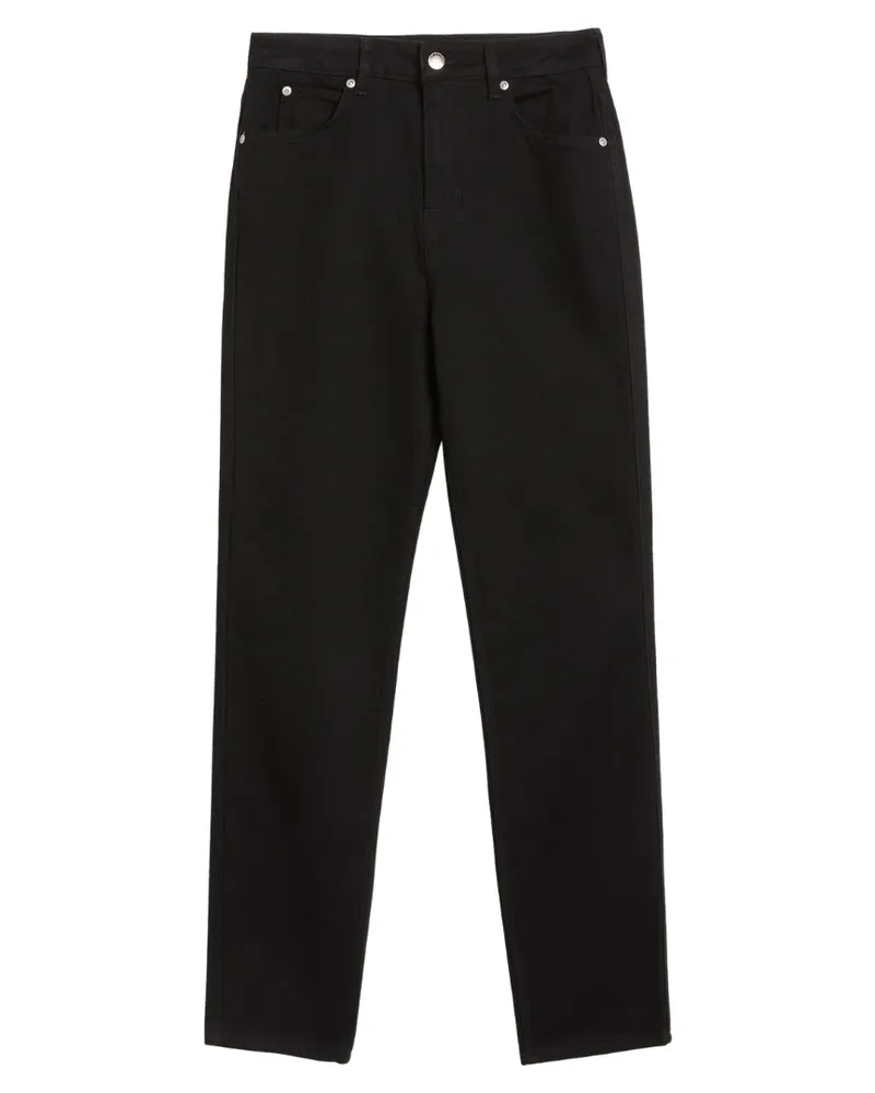 Ted Baker Sanzan Mid Rise Slim Black Jeans Schwarz