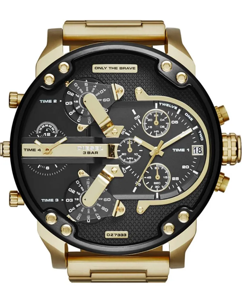 Diesel Mr. Daddy 2.0 Gold Herren Armbanduhr DZ7333 Gold