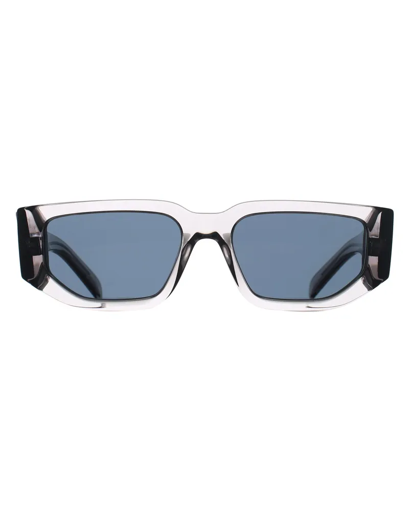 Prada PR09ZS 18S09T transparenter Asphalt dunkelgrau Sonnenbrille Grau