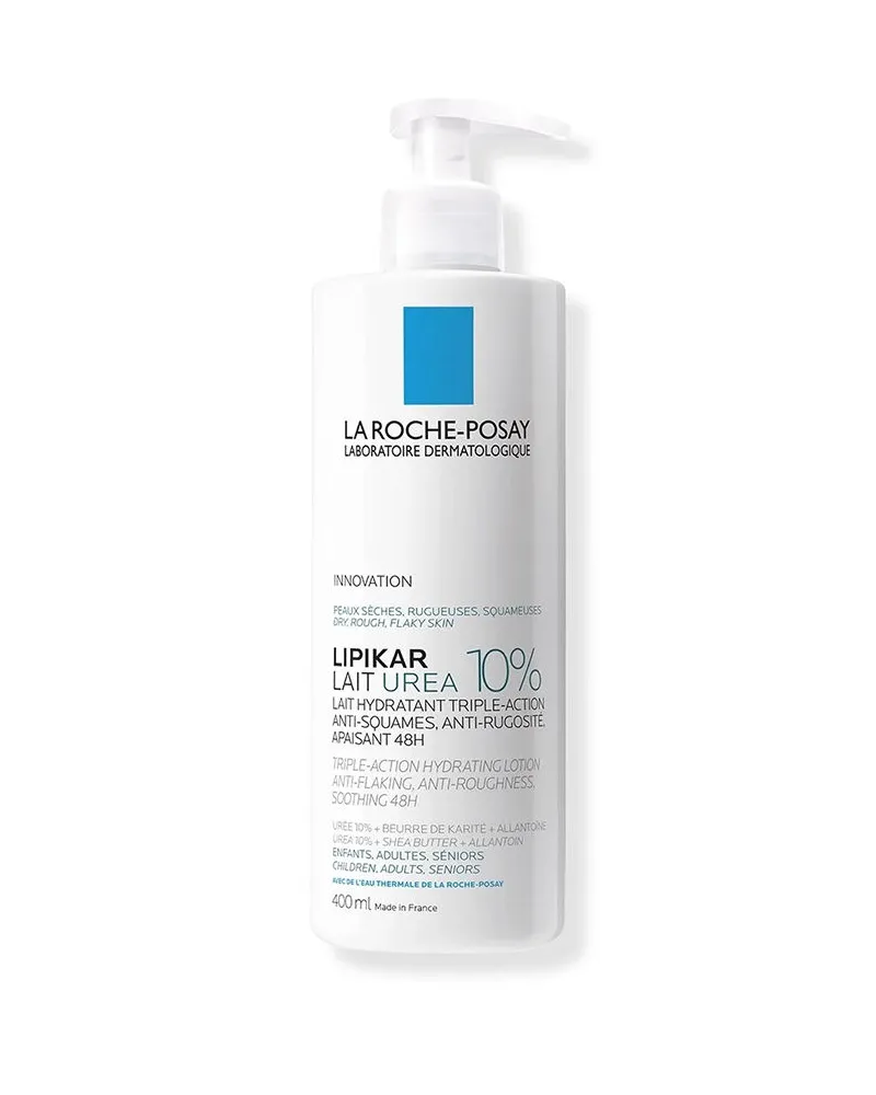 LA ROCHE-POSAY Lipikar Urea 10% Dreifachwirkung Feuchtigkeitscreme 400 ml 