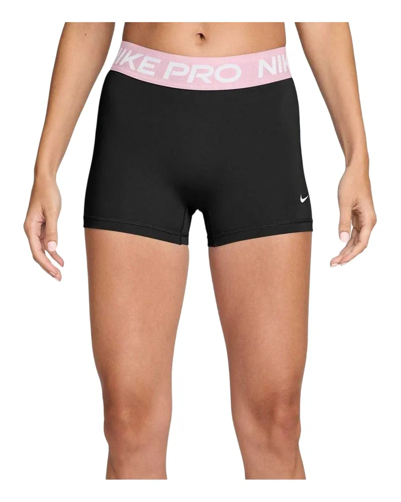 Nike Pro" Kompressions-Shorts für Damen (Schwarz/Pink Schwarz
