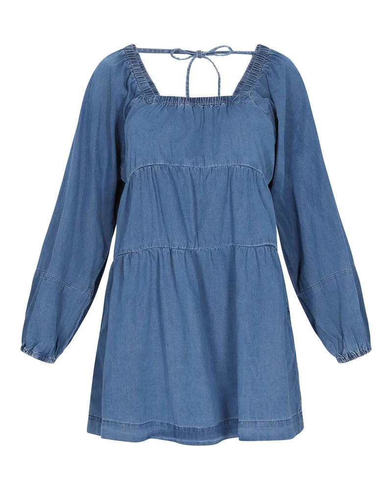 FAINA Kleid Frauen Blau Blau
