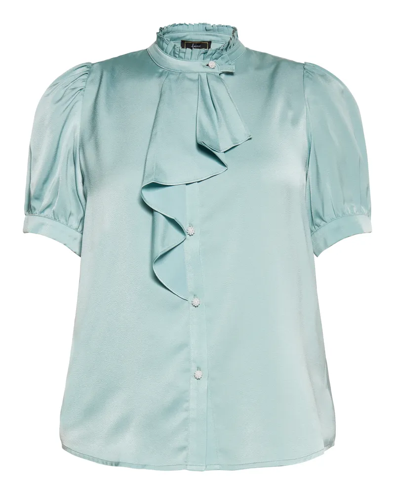 FAINA Hemdbluse Damen Minze Mintgrün