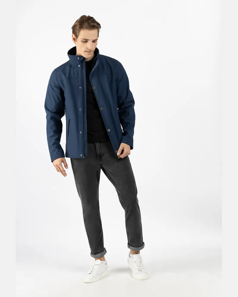 My Mo Softshelljacke Herren Marine Marineblau