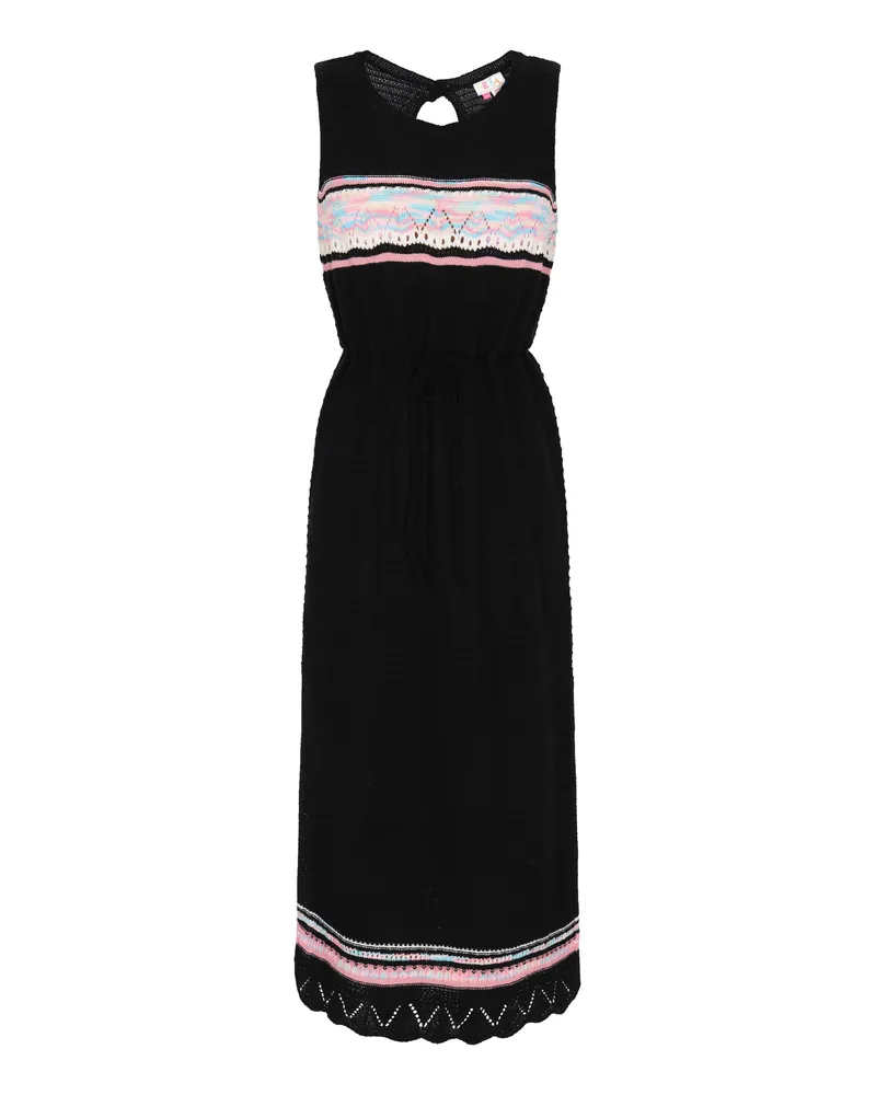 IZIA Kleid Frauen schwarz mehrfarbig Schwarz