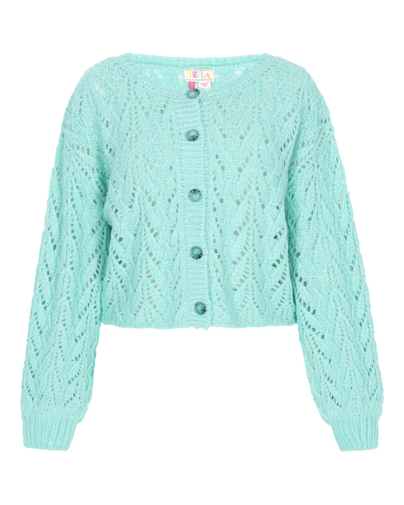 IZIA Strickjacke Frauen Türkis Türkis