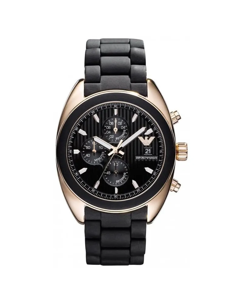 Emporio Armani Herren Chronograph Uhr AR5954 Roségold