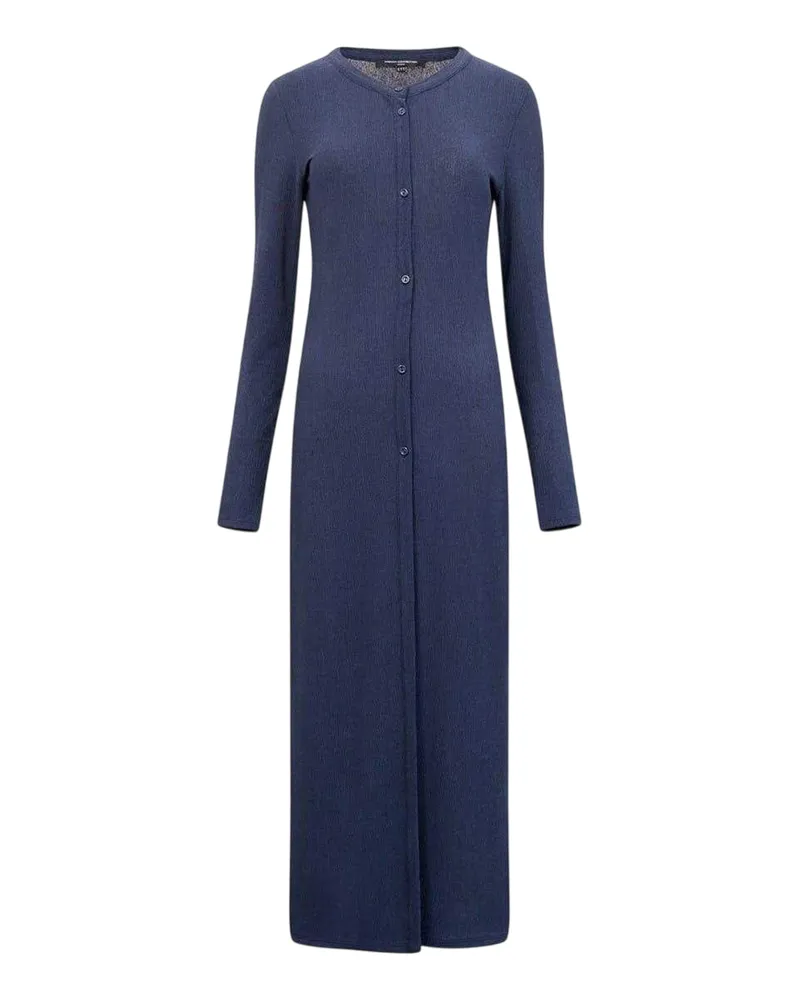 French Connection Meera" Maxikleid für Damen, gerippt (Blau Blau