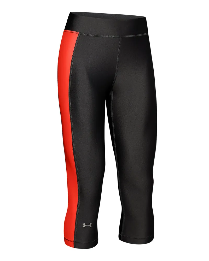 Under Armour Hg Capri Leggings - Frauen Schwarz