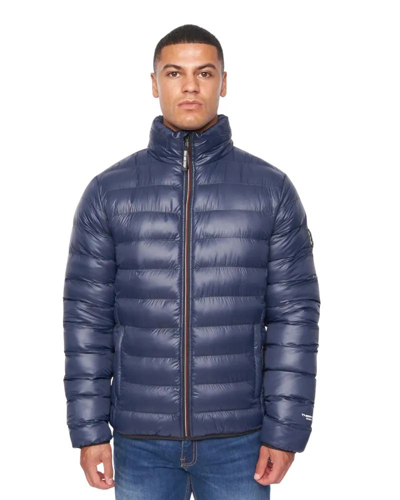 Duck and Cover Shemmy" Jacke Gesteppt für Herren (Marineblau Marineblau