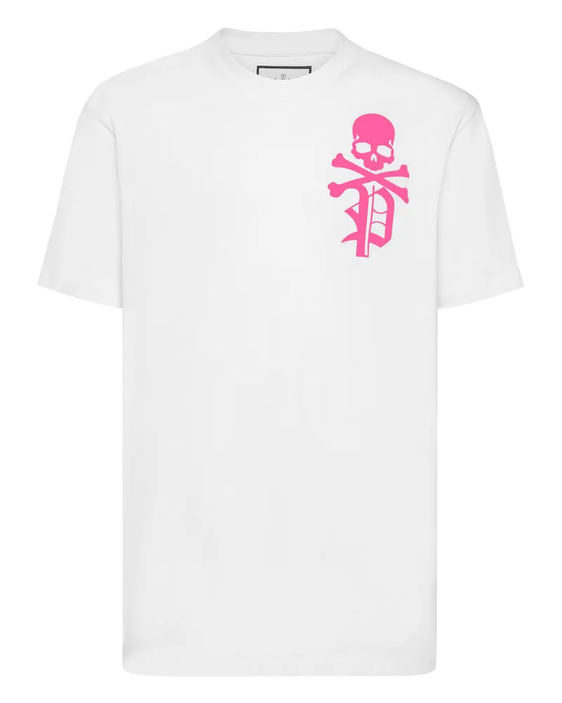 Philipp Plein T-Shirt Skull&Bones Weiß