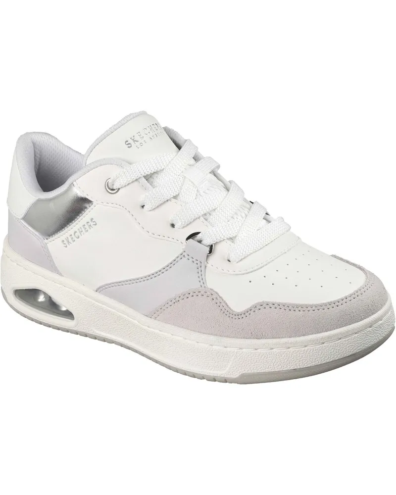 Skechers UNO CTL - Subtile Schimmer Polyurethan Damenweiße Standardtrainingsschuhe Weiß