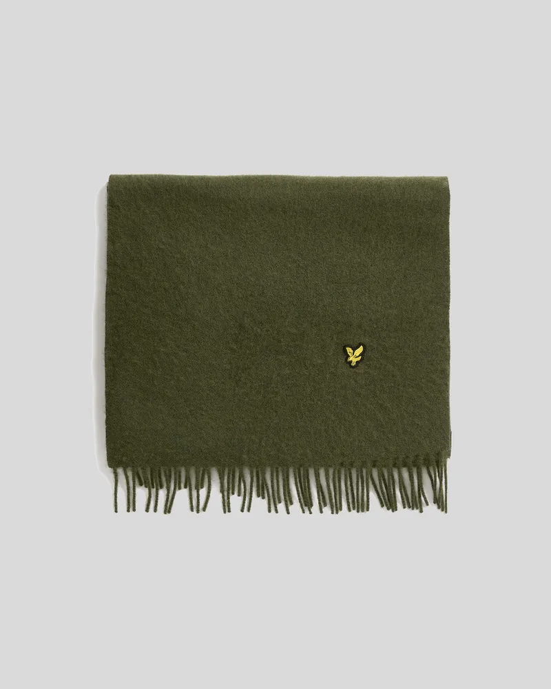 Lyle & Scott Schal aus Lammwollmischung - Grün Grün